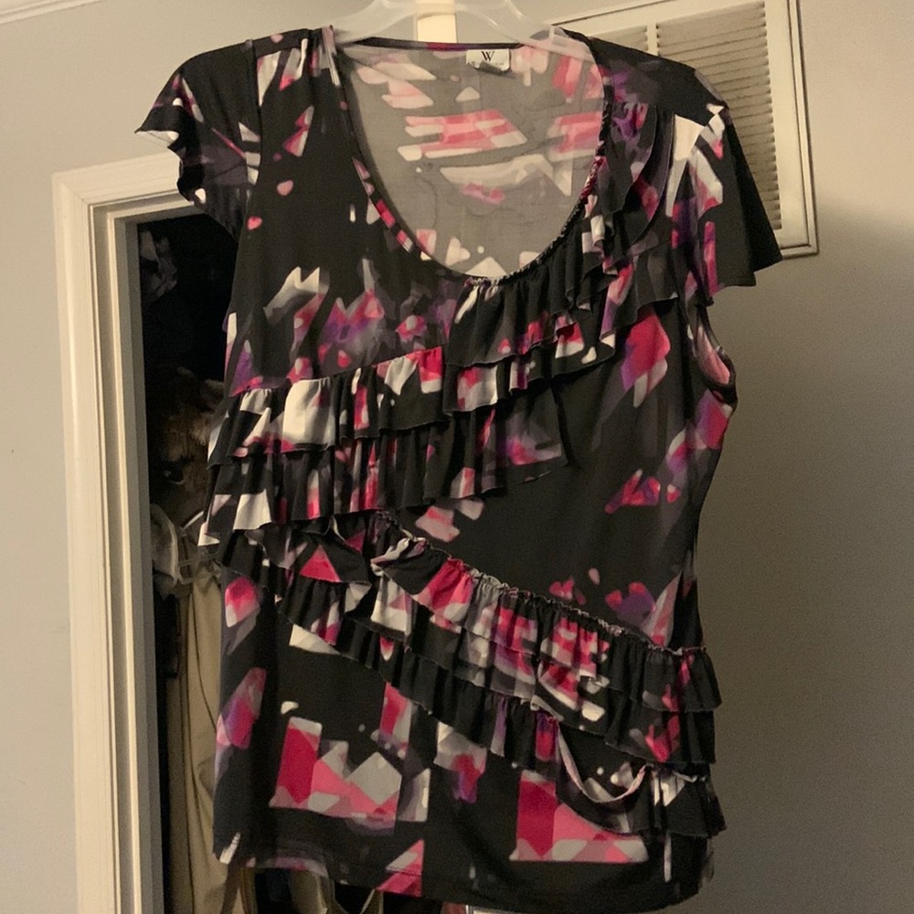 Worthington Ruffled Top